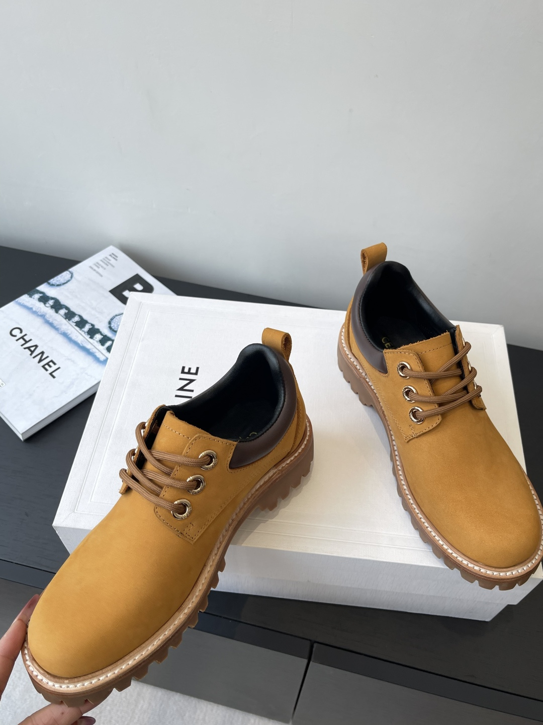 Celine Haute Couture Classic Luxury Leather Shoe Ref 3
