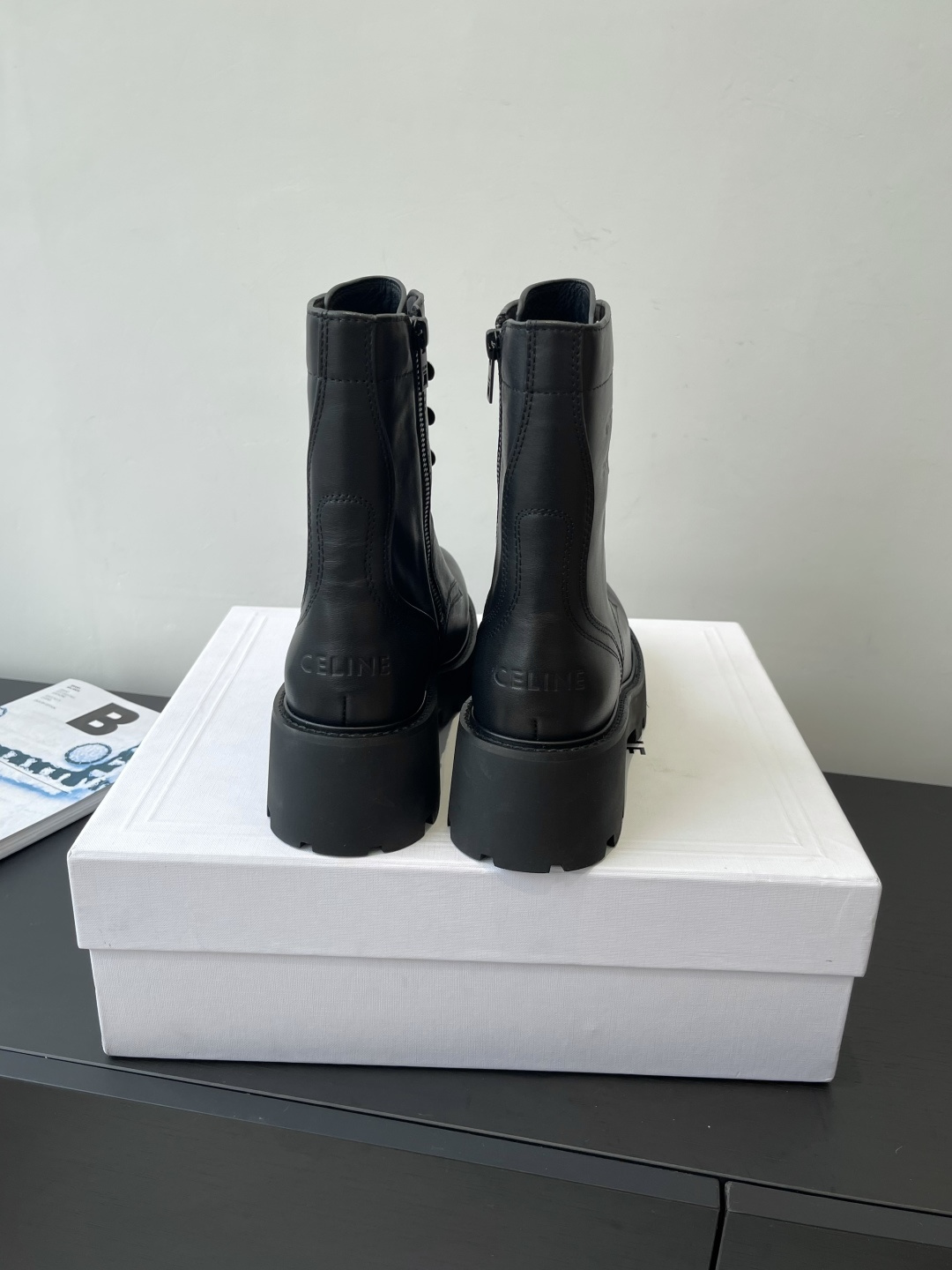 Celine Haute Couture Classic Luxury Leather Shoe Ref 8