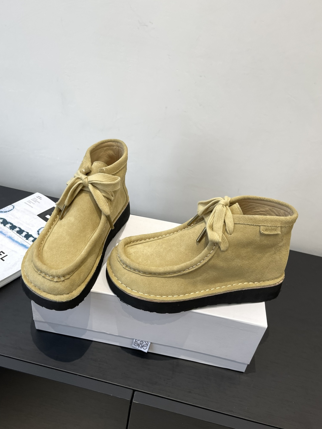 “672 Loewe 25SS Autumn Winter Shoe Review: Cute Round Head Design, Imported Fabric, Soft Sheepskin” - 图片 9