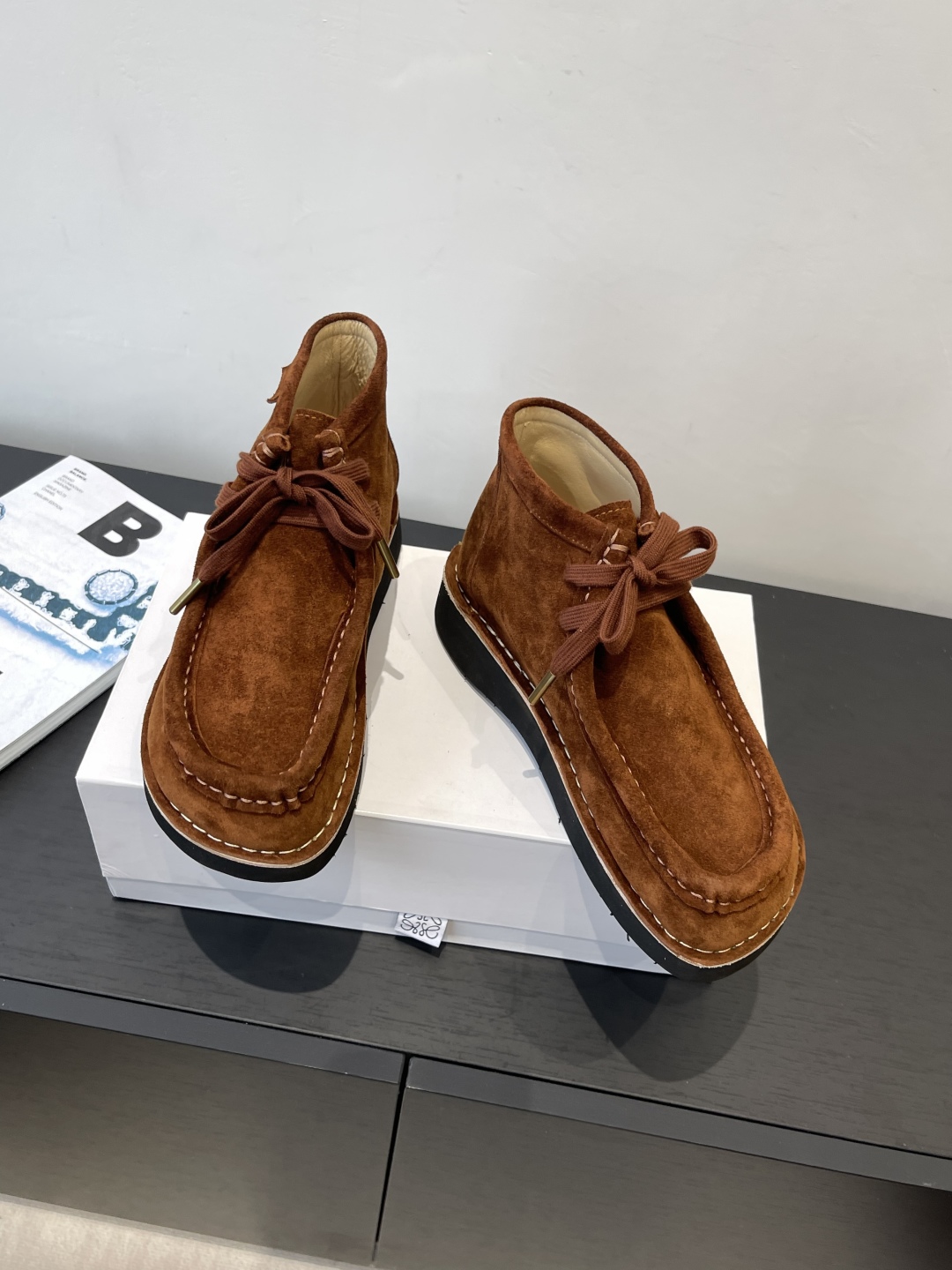 “672 Loewe 25SS Autumn Winter Shoe: Cute, Cozy, Imported Fabric, Sheepskin Interior, Multiple Sizes” - 图片 3
