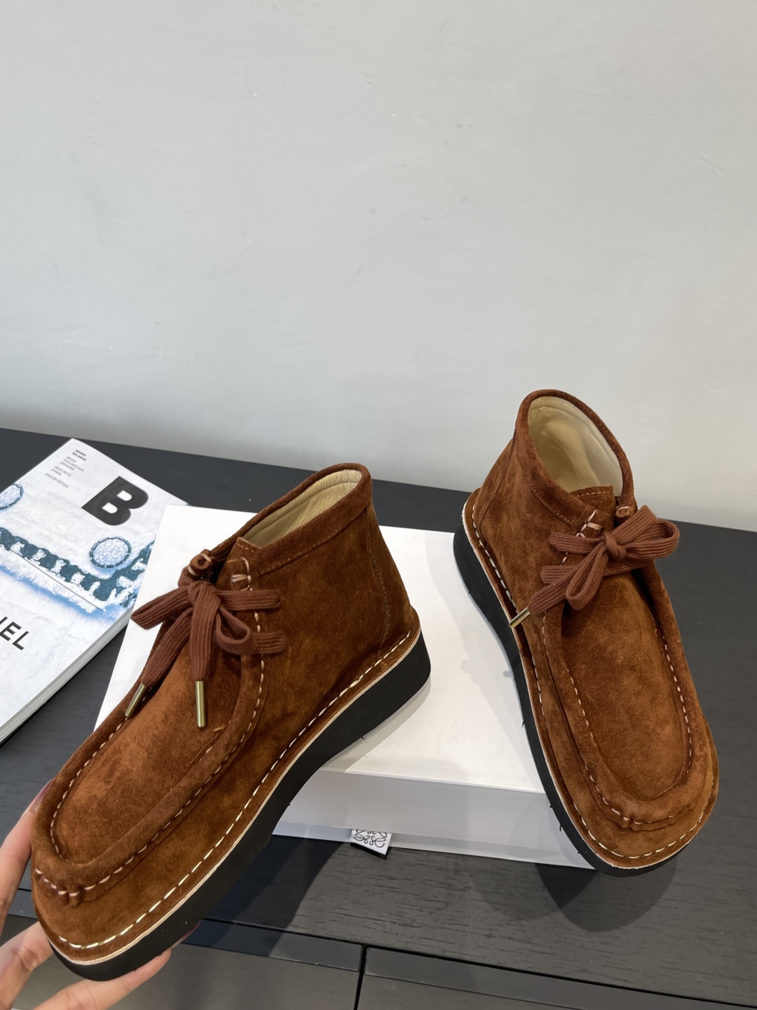 “672 Loewe 25SS Autumn Winter Shoe: Cute, Cozy, Imported Fabric, Sheepskin Interior, Multiple Sizes” - 图片 4