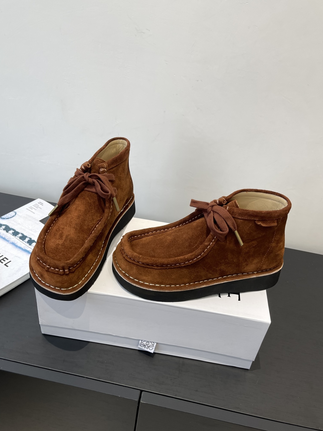 “672 Loewe 25SS Autumn Winter Shoe: Cute, Cozy, Imported Fabric, Sheepskin Interior, Multiple Sizes” - 图片 9