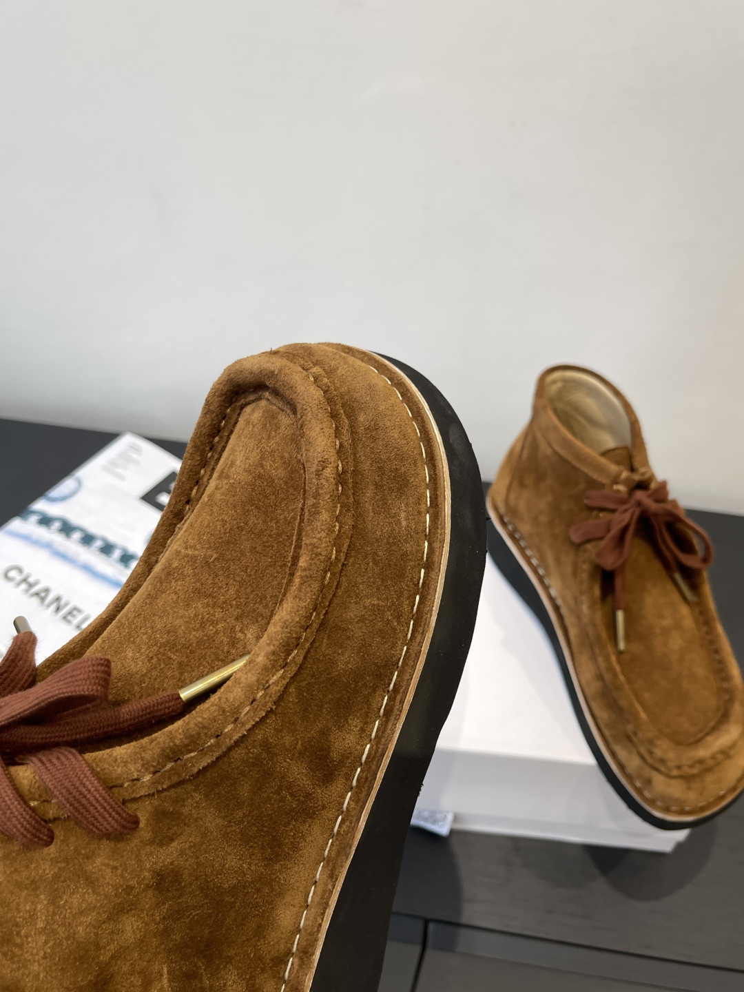 “672 Loewe 25SS Autumn Winter Shoes: Cute, Cozy, Imported Fabric, Sheepskin Inside” - 图片 7