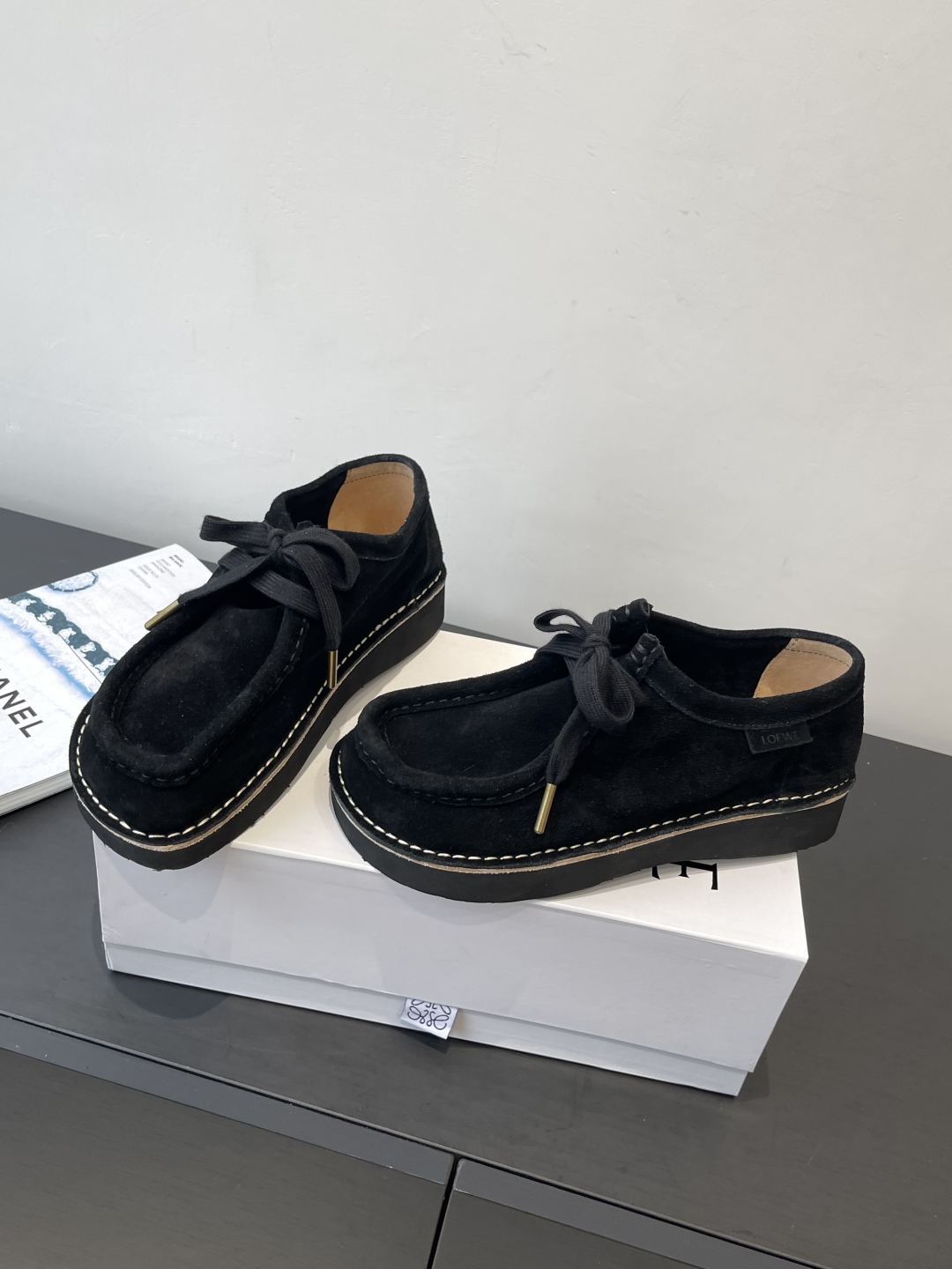 “Cute Round Head Shoe with Imported Fabric and Sheepskin Lining for Cozy Comfort” - 图片 9