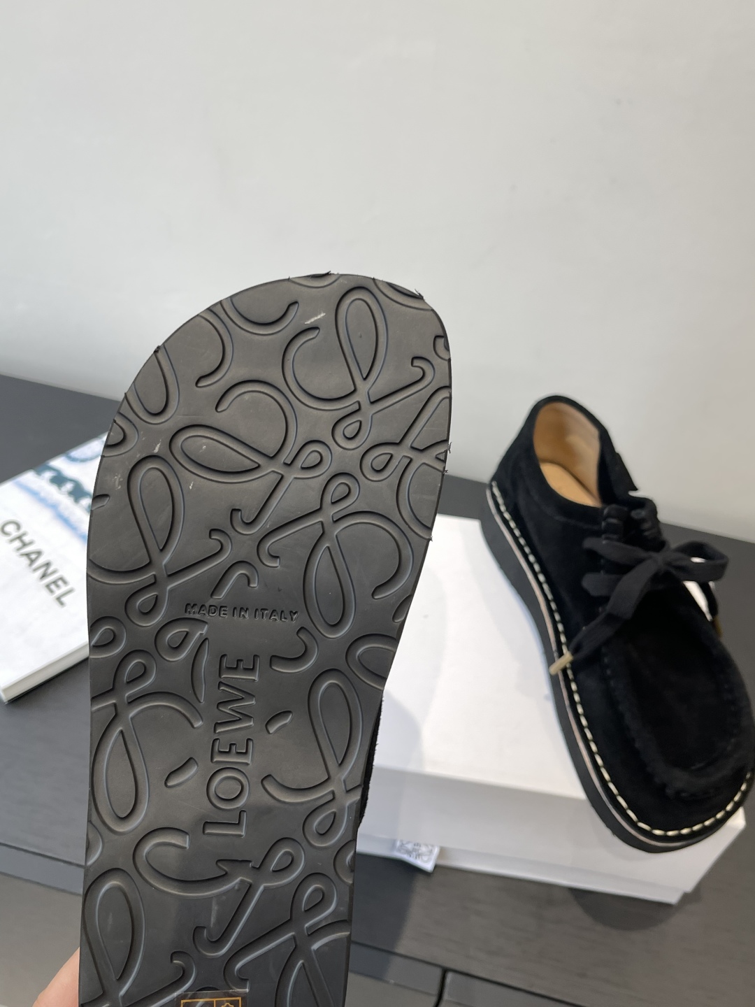“Cute Round Head Shoe with Imported Fabric and Sheepskin Lining for Cozy Comfort” - 图片 5