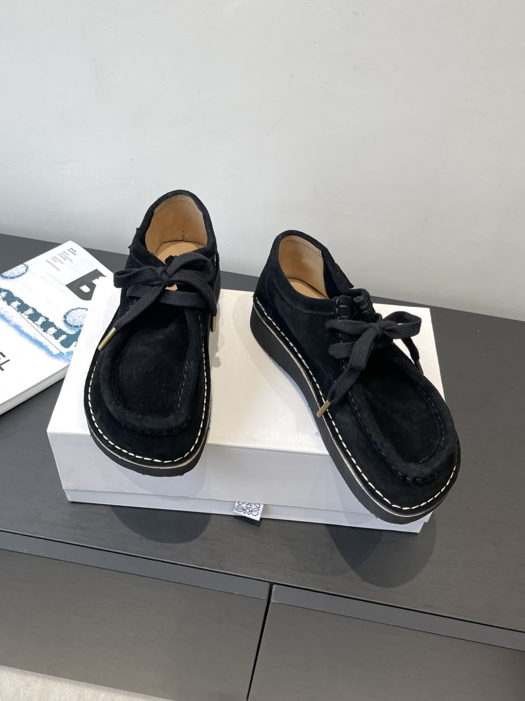 “Cute Round Head Shoe with Imported Fabric and Sheepskin Lining for Cozy Comfort” - 图片 3