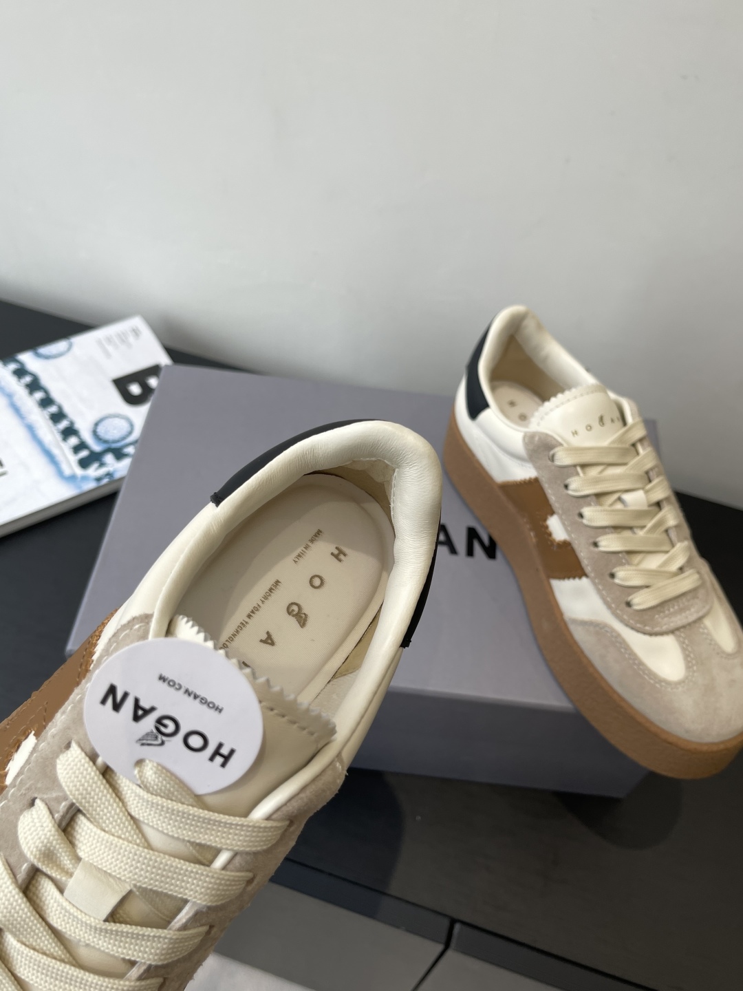 Hogan H-Stripes Sports Recreational Shoes: Lightweight, Insulated, Modern Design [35-40 Codes] - 图片 5