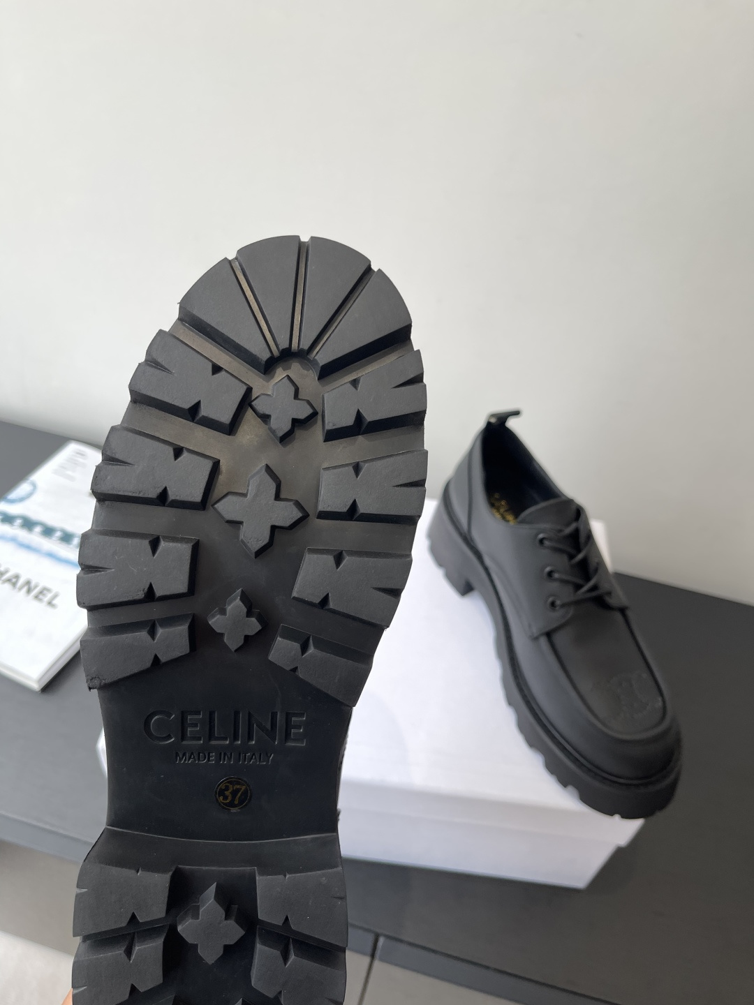 Celine Haute Couture Classic Luxury Leather Shoe Ref.80F0AC5D 5