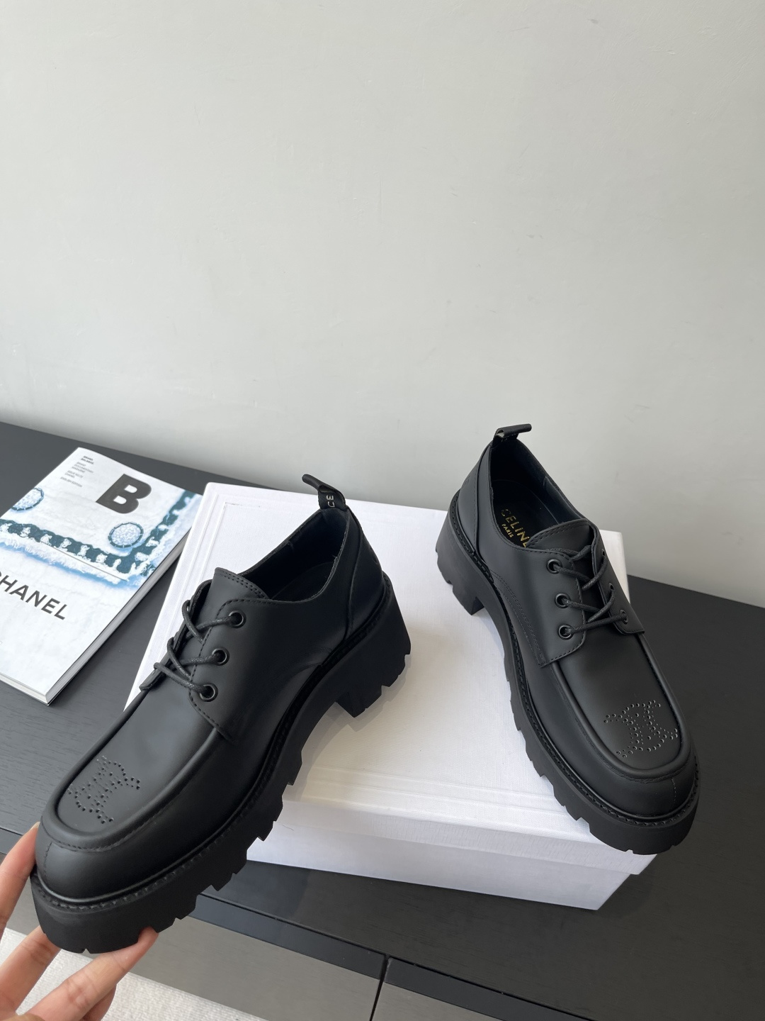 Celine Haute Couture Classic Luxury Leather Shoe Ref.80F0AC5D 3