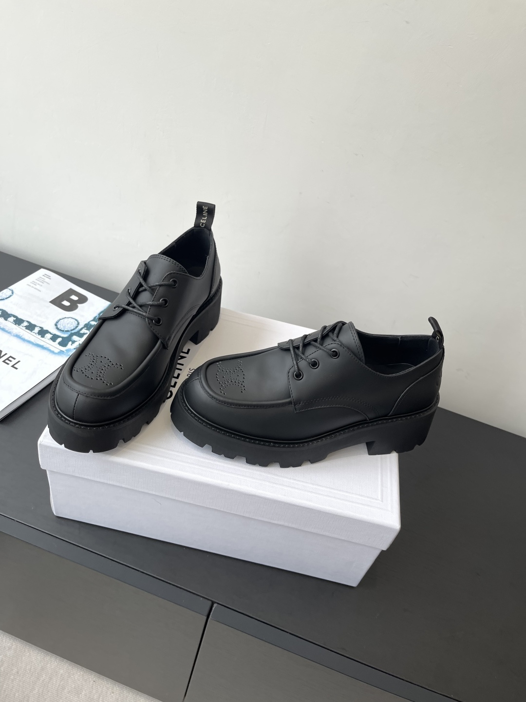 Celine Haute Couture Classic Luxury Leather Shoe Ref.80F0AC5D 9