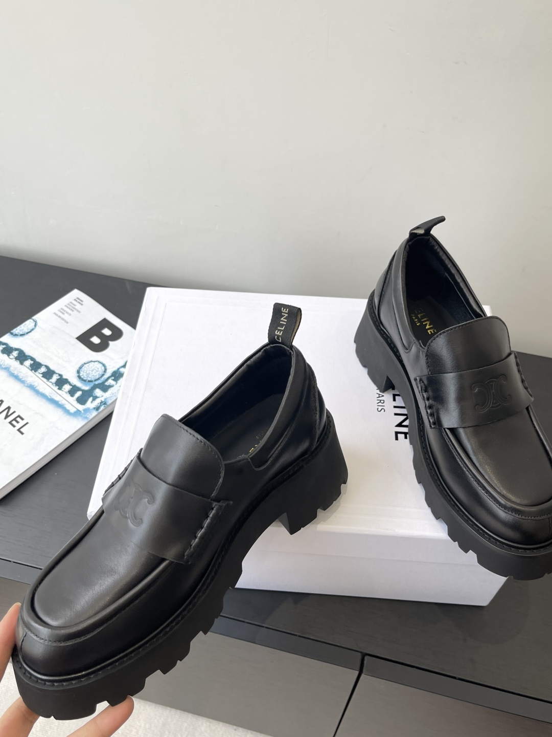 Celine Haute Couture Classic Luxury Leather Shoe Ref.91071DF8 3