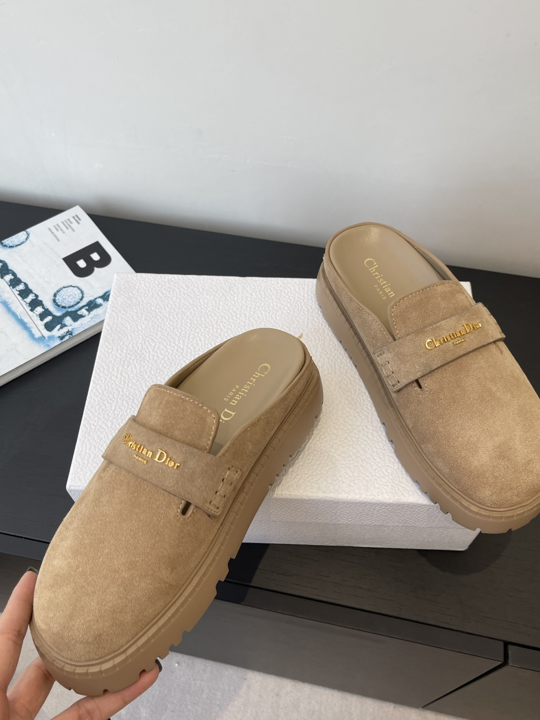 Dior Haute Couture Classic Luxury Leather Shoe Loafer Shoes Ref 3