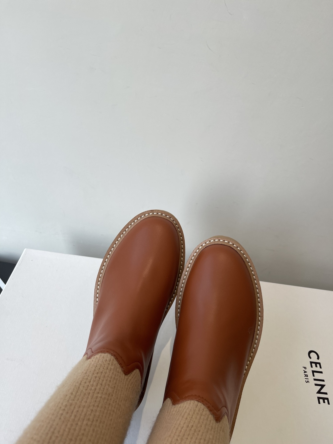 Celine Haute Couture Classic Luxury Leather Shoe Ref.273A0581 6
