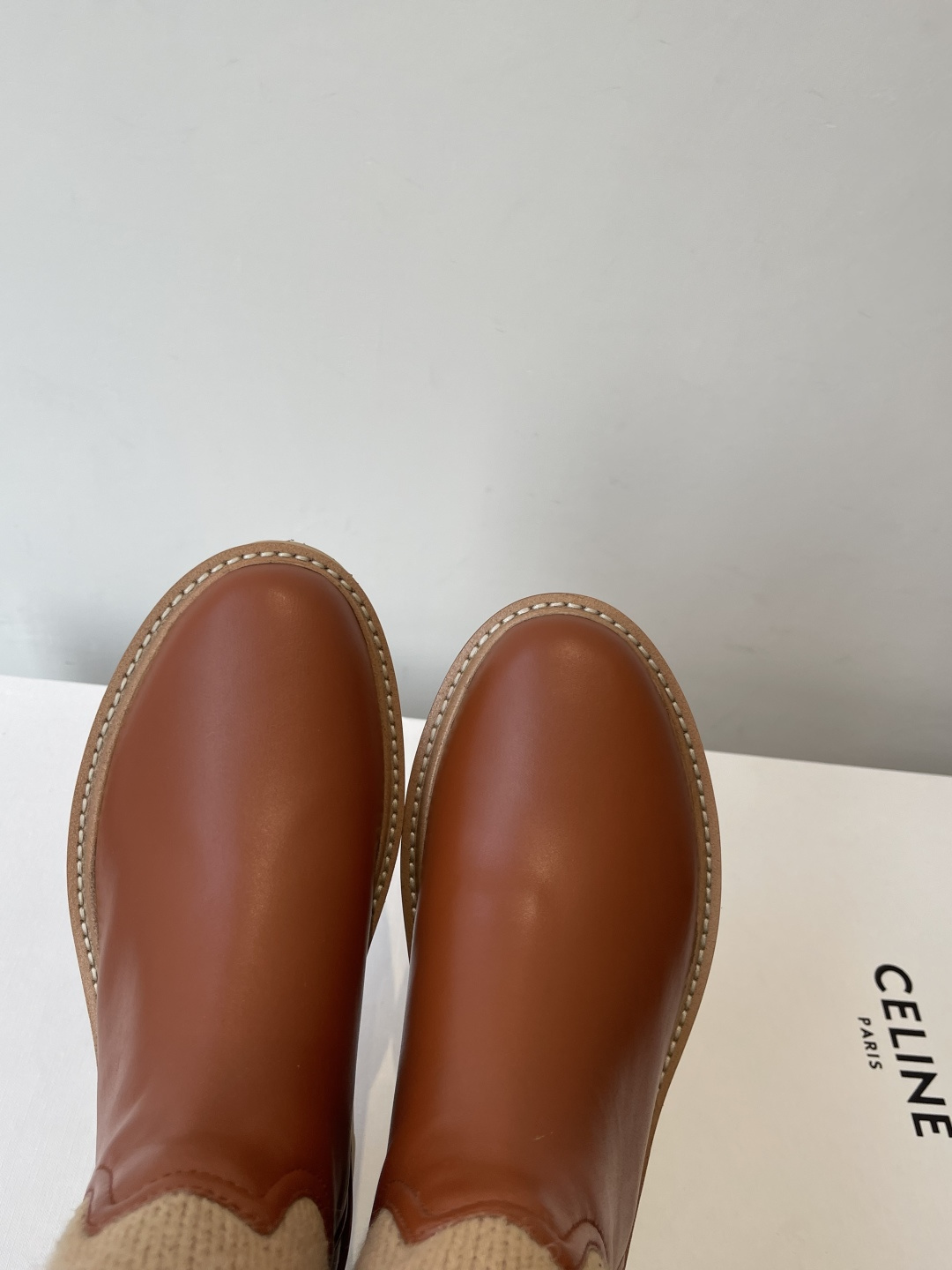 CELINE Autumn/Winter New Style Yang Mi Same Style Flyknit Ankle Boots 7