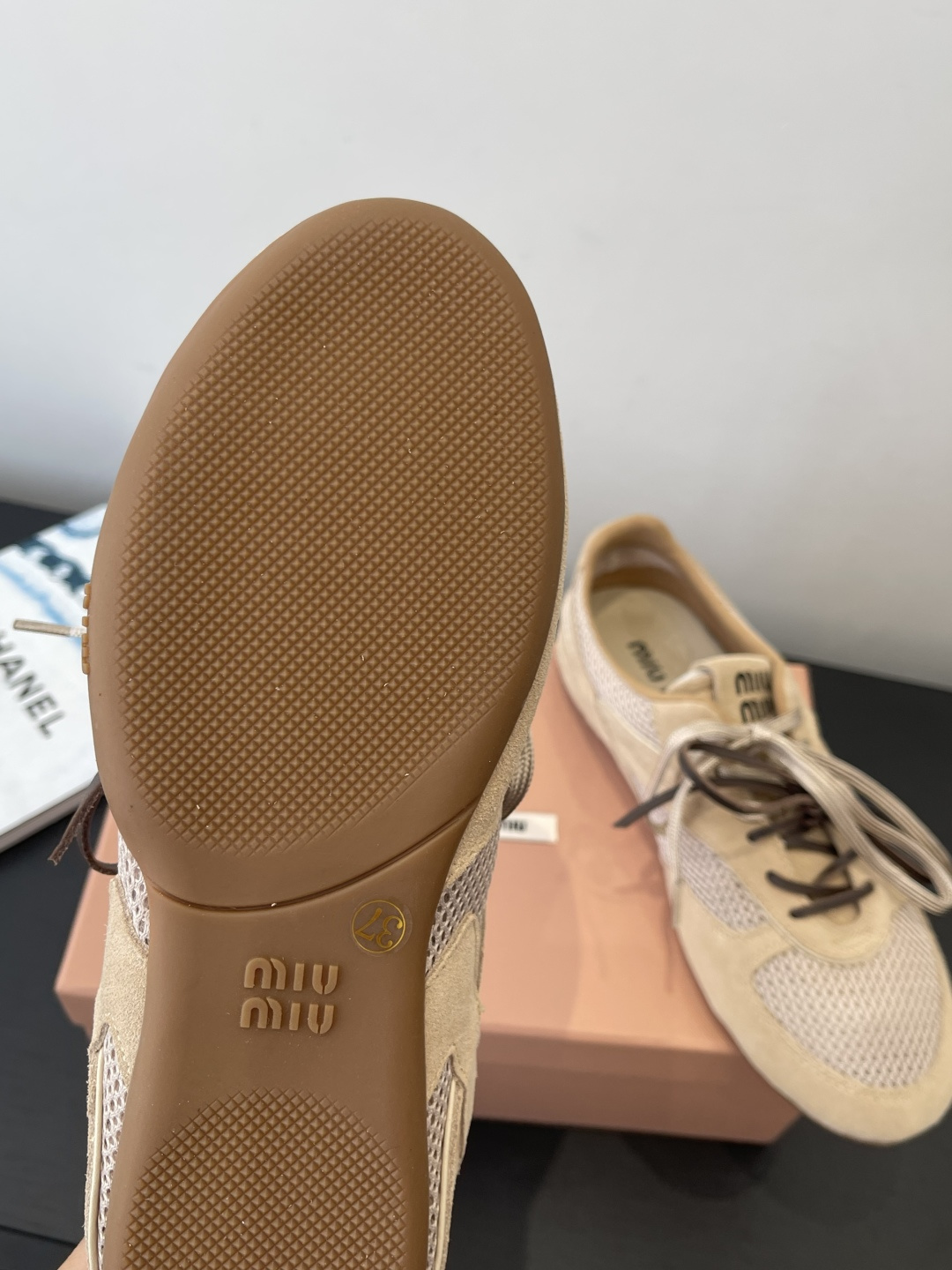 Miu Miu MiuMiu缪缪 26ss最新走秀款 休闲鞋 德训鞋