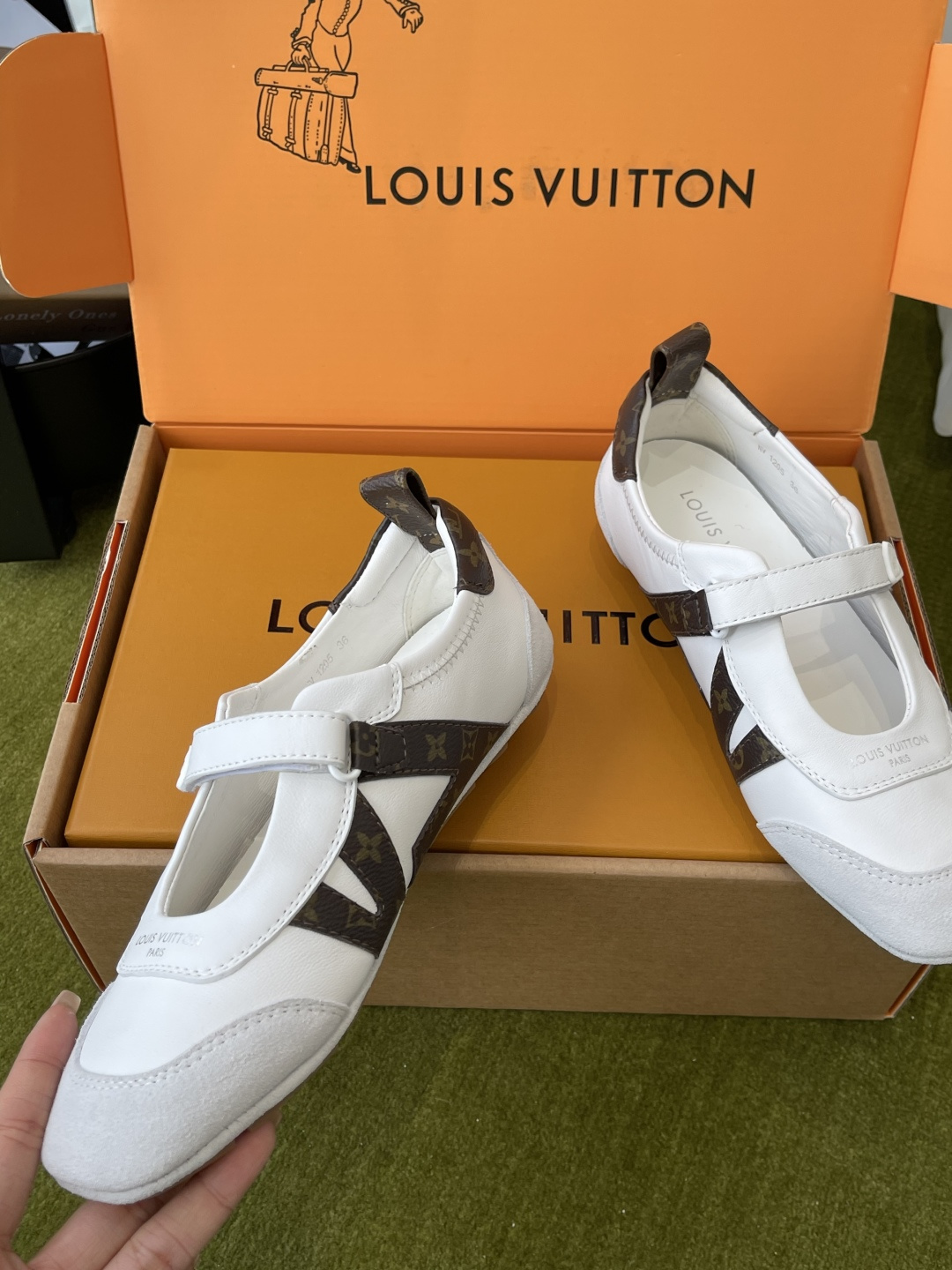 Louis Vuitton Louis Vuitton路易威登 Sneakerina系列 芭蕾运动鞋 德训鞋
