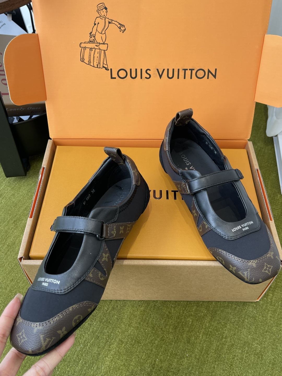 Louis Vuitton Louis Vuitton路易威登 Sneakerina系列 芭蕾运动鞋 德训鞋
