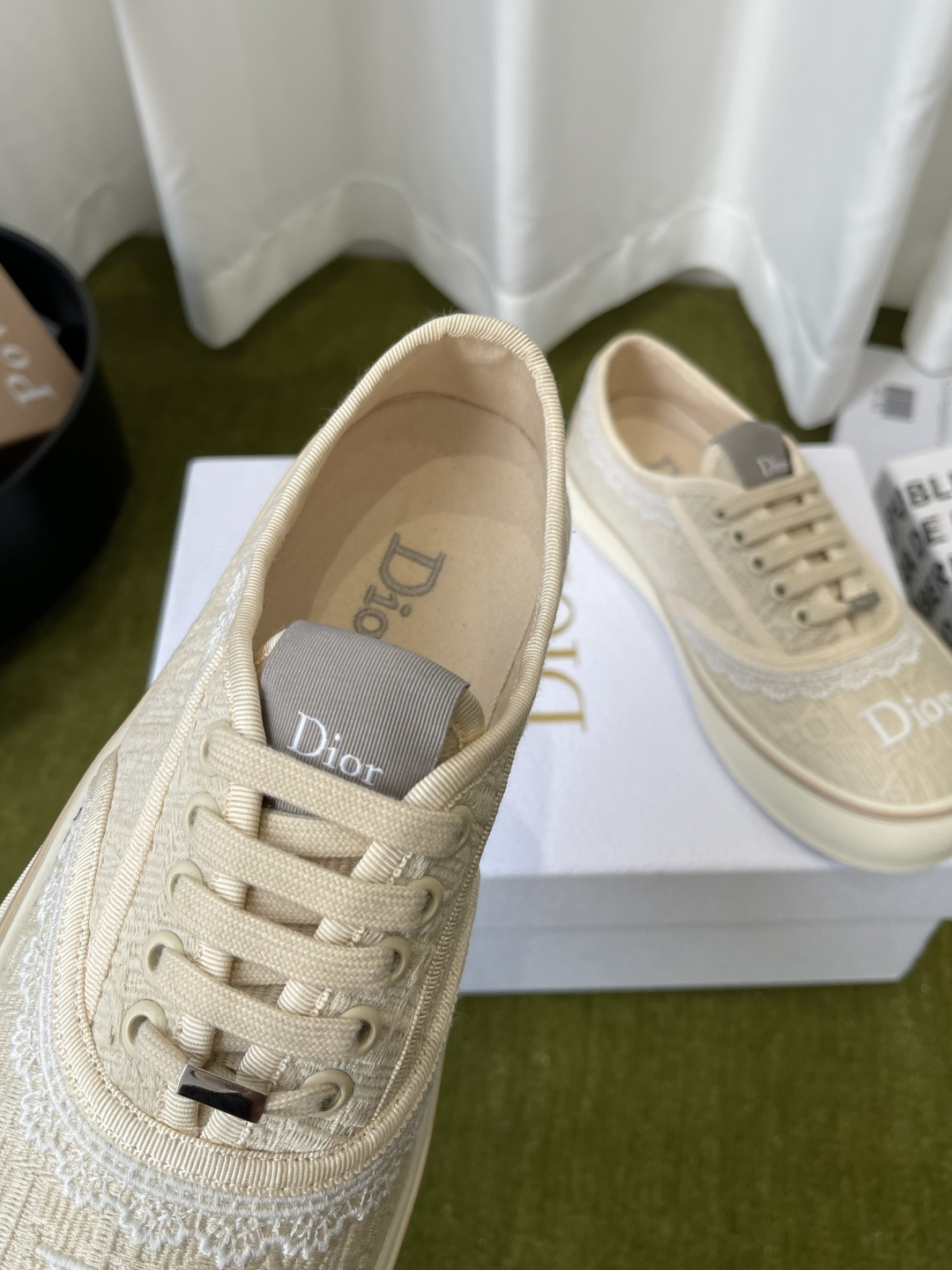 Dior Dior迪奥 Saltwind 系列 老花 蕾丝 帆布鞋 休闲 运动鞋 板鞋