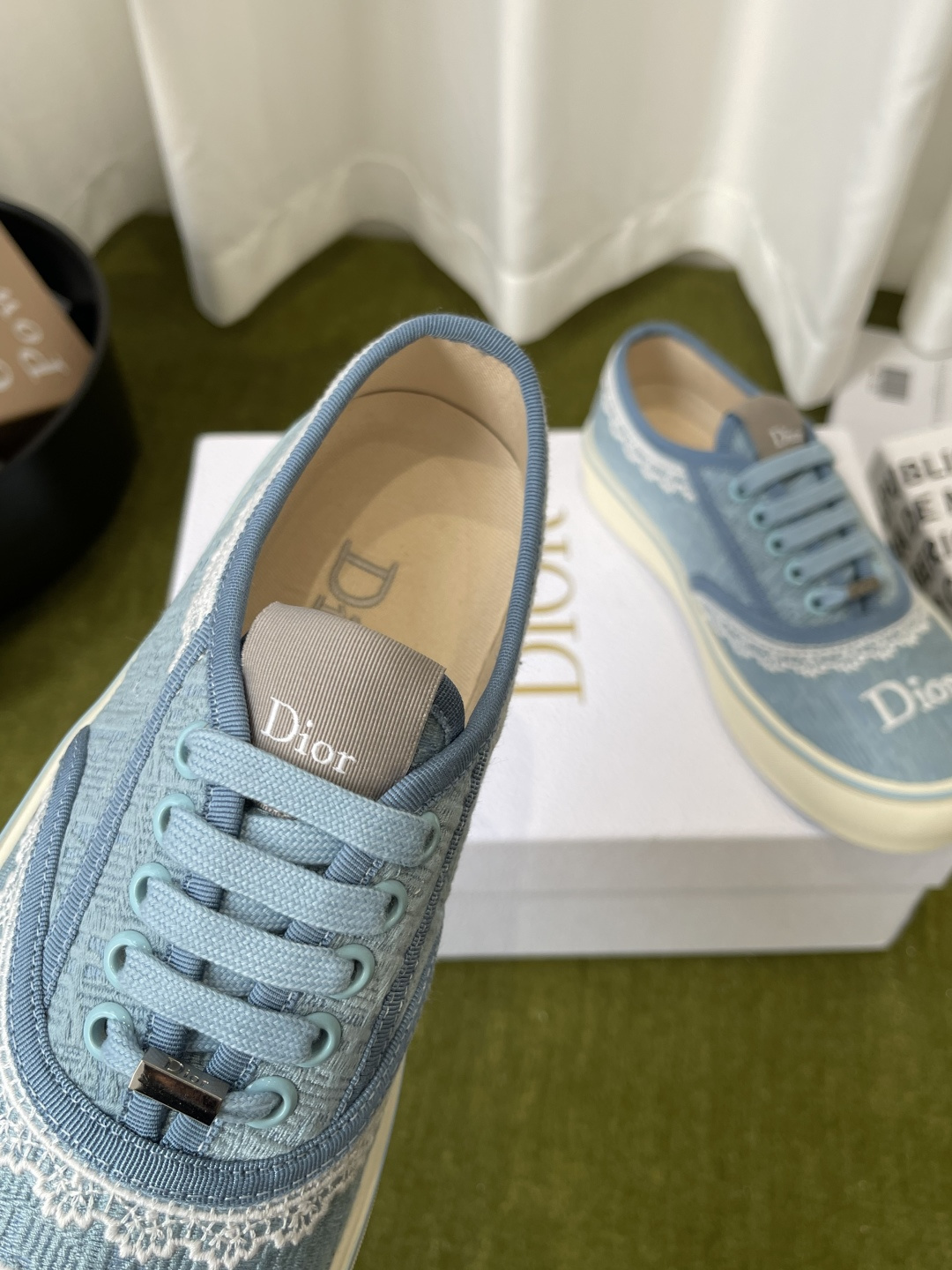 Dior Dior迪奥 Saltwind 系列 老花 蕾丝 帆布鞋 休闲 运动鞋 板鞋