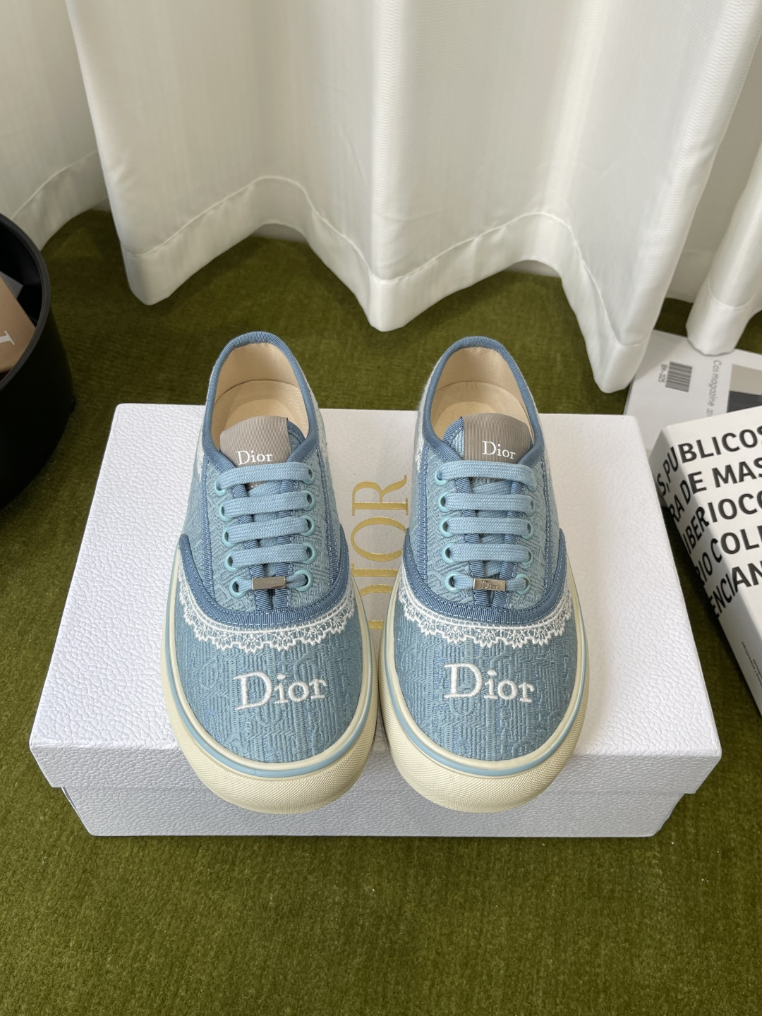 Dior Dior迪奥 Saltwind 系列 老花 蕾丝 帆布鞋 休闲 运动鞋 板鞋
