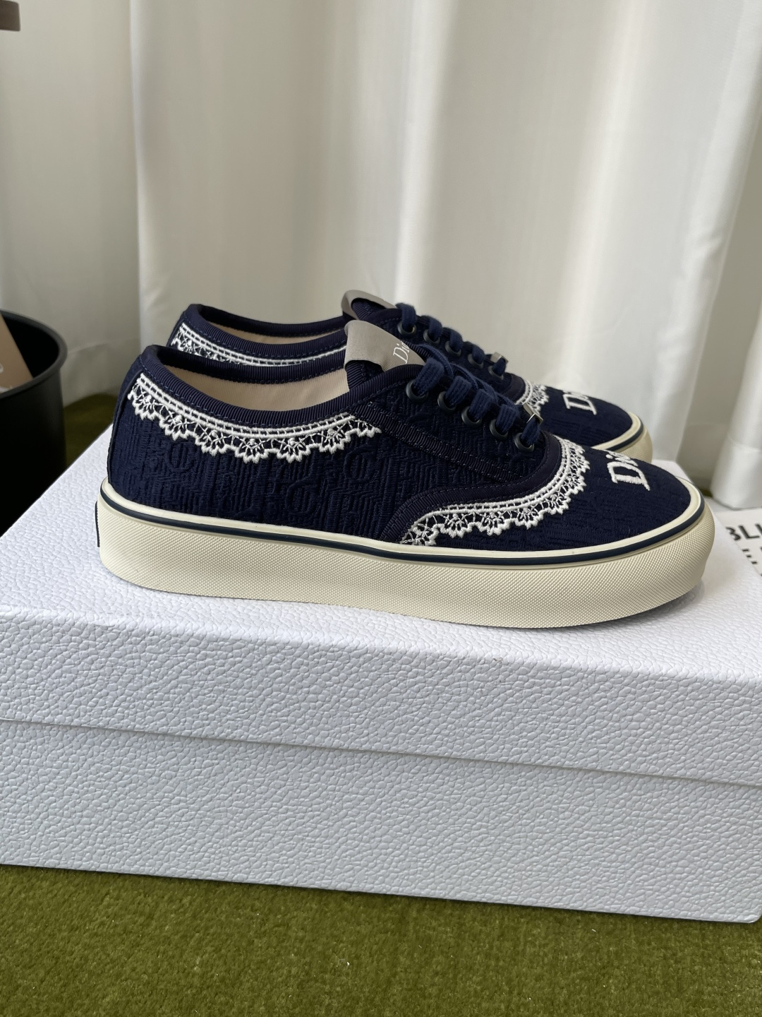 Dior Dior迪奥 Saltwind 系列 老花 蕾丝 帆布鞋 休闲 运动鞋 板鞋