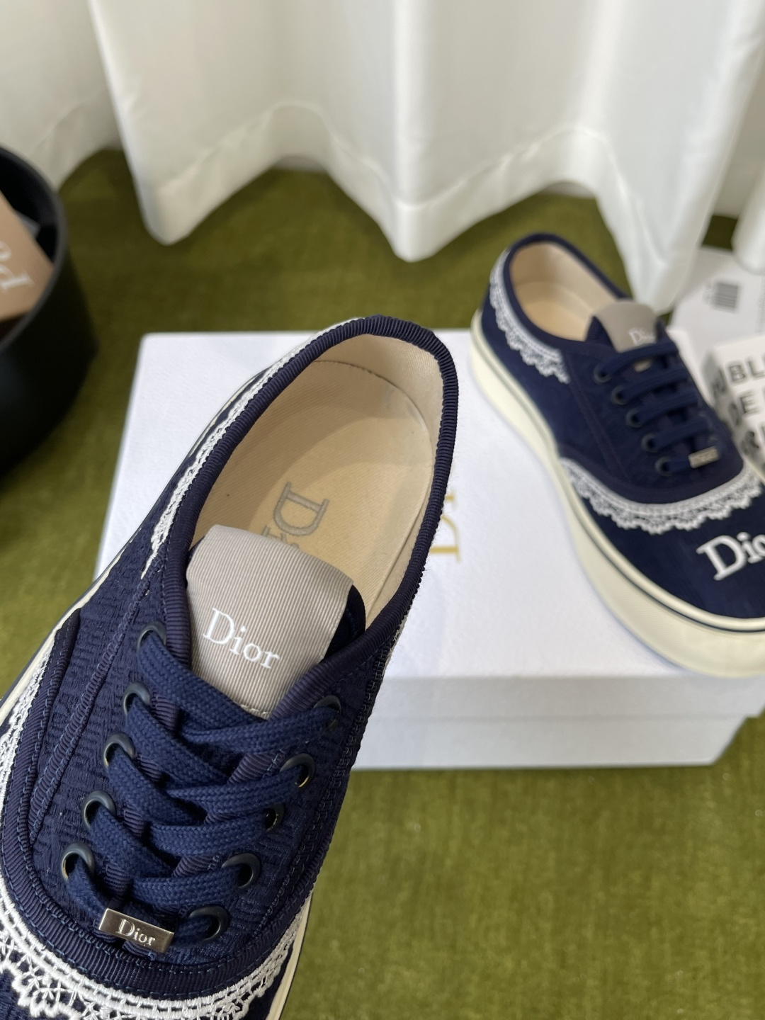 Dior Dior迪奥 Saltwind 系列 老花 蕾丝 帆布鞋 休闲 运动鞋 板鞋