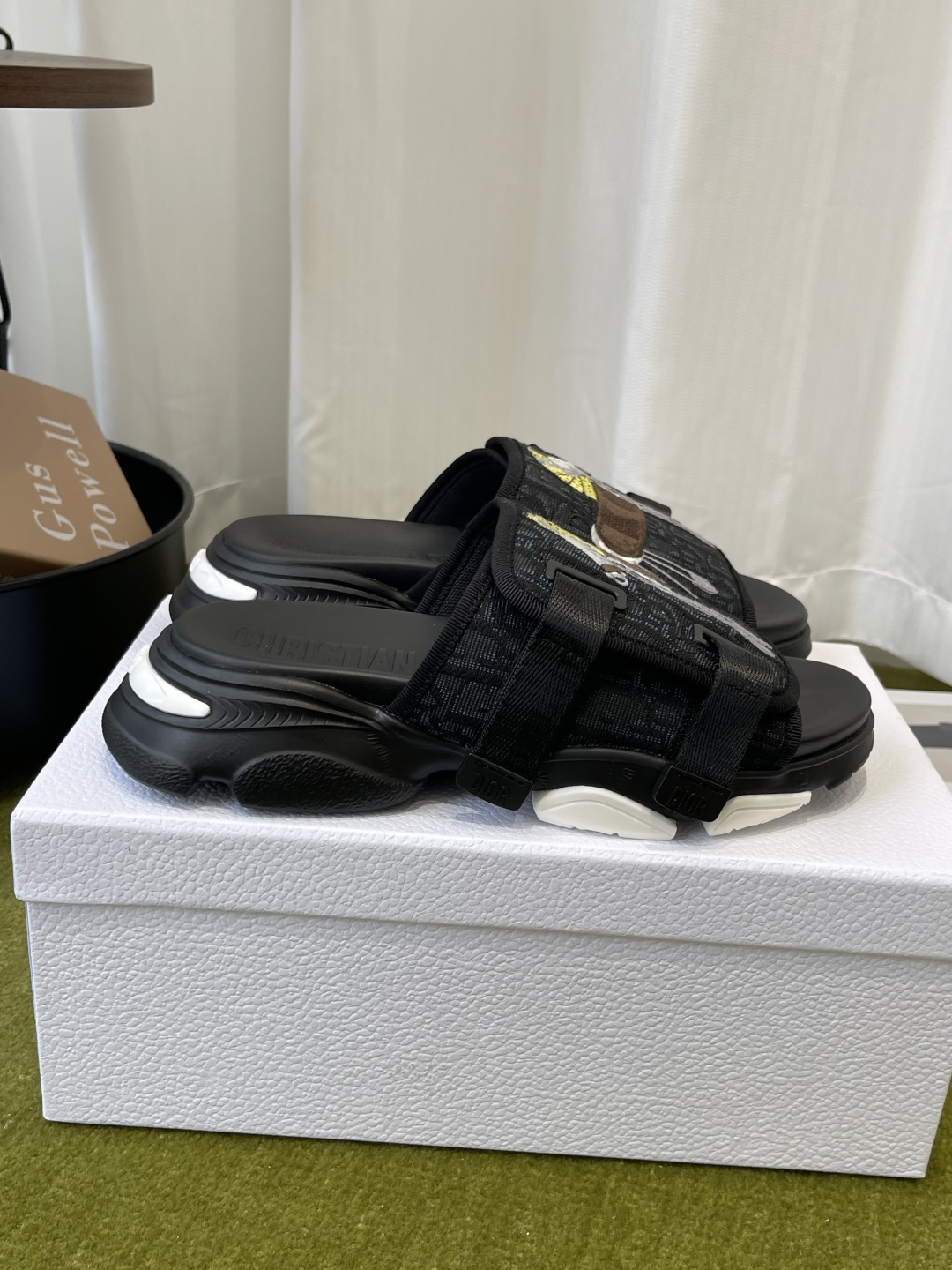 Dior 迪奥 26ss 马年生肖款 春夏新款 D字刺绣厚底运动拖鞋