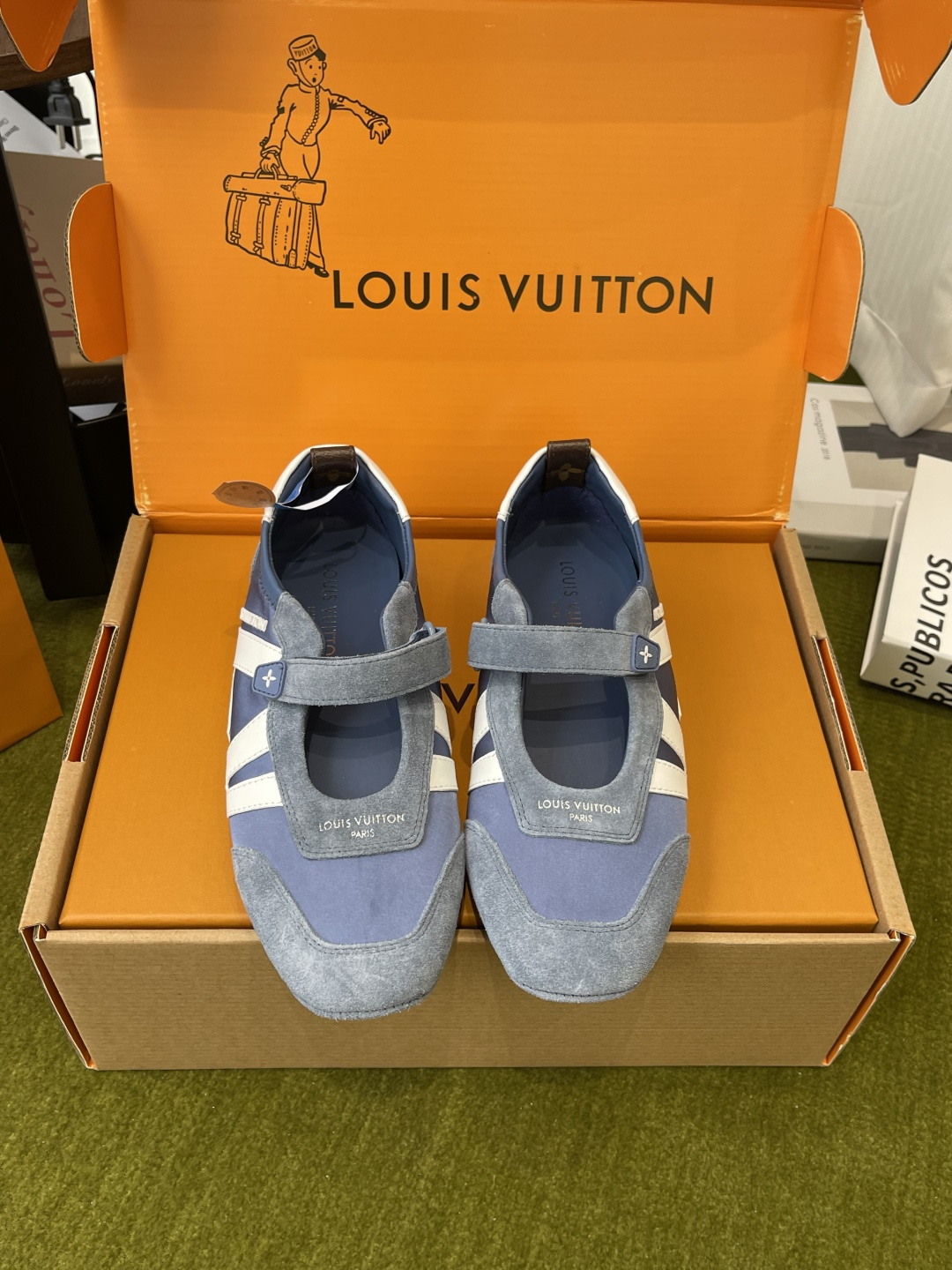 Louis Vuitton Louis Vuitton路易威登 Sneakerina系列 芭蕾运动鞋 德训鞋