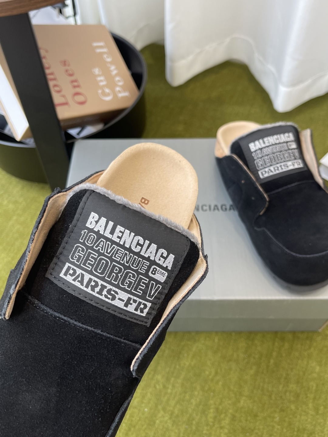 Balenciaga 女320 Balenciaga 巴黎世家 26春穆勒博肯半拖鞋 Dumbo Mule 慵懒风