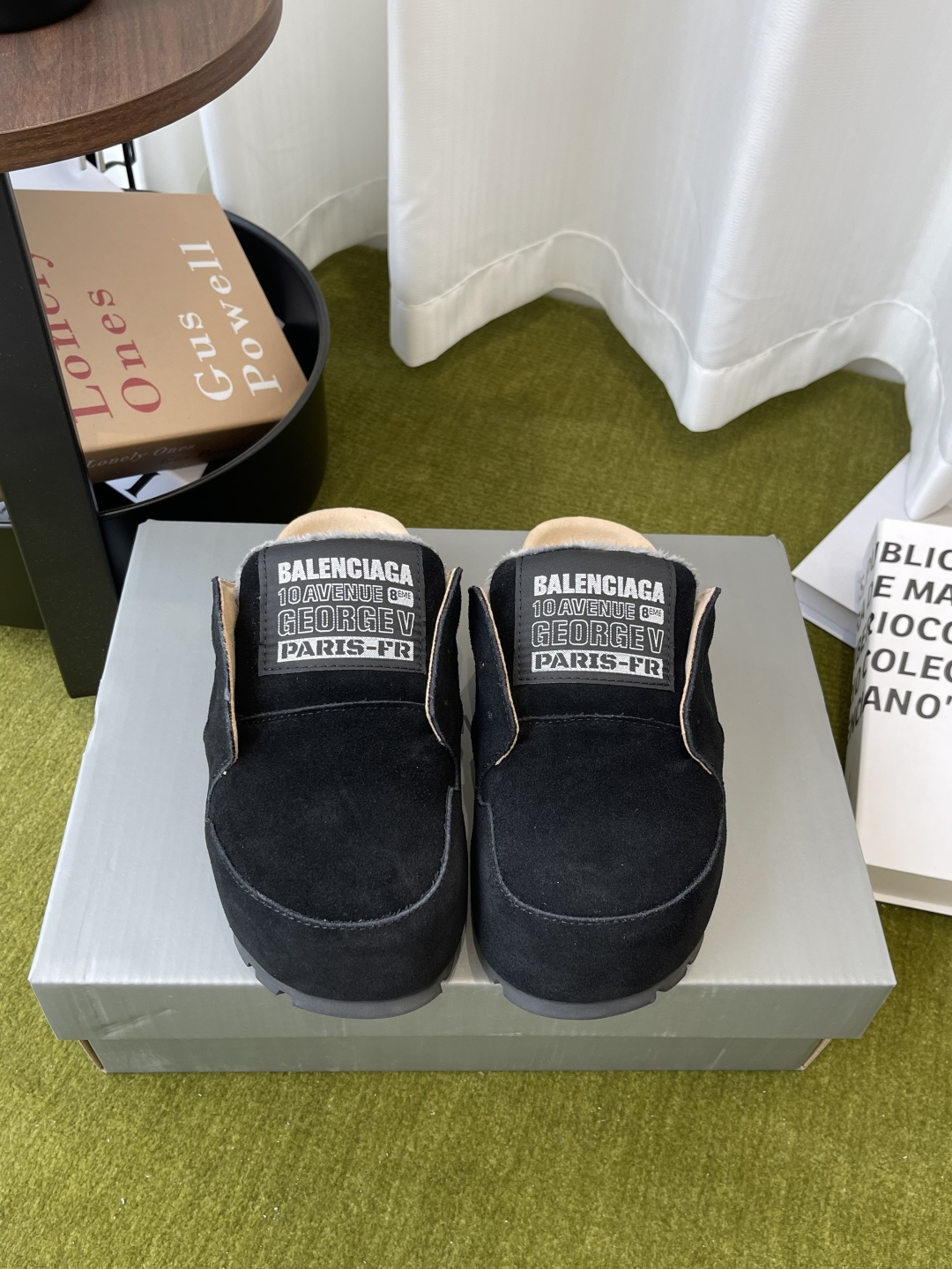 Balenciaga 女320 Balenciaga 巴黎世家 26春穆勒博肯半拖鞋 Dumbo Mule 慵懒风