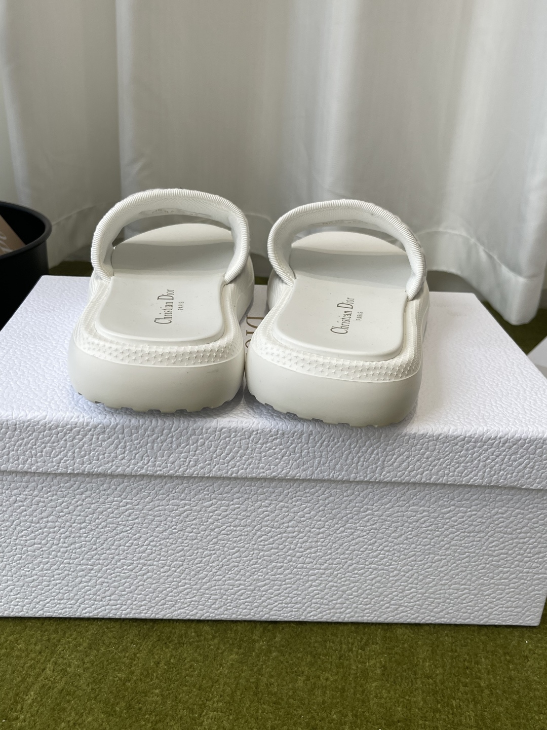 Dior 迪奥 26ss 马年生肖款 春夏新款 D字刺绣厚底运动拖鞋