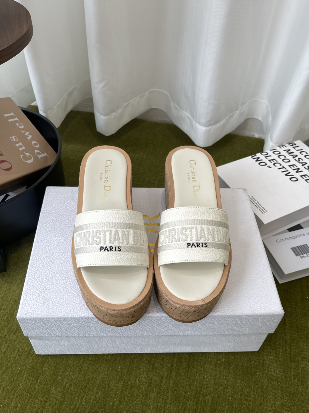 Dior 300 26ss夏季最新款 厚底坡跟拖鞋