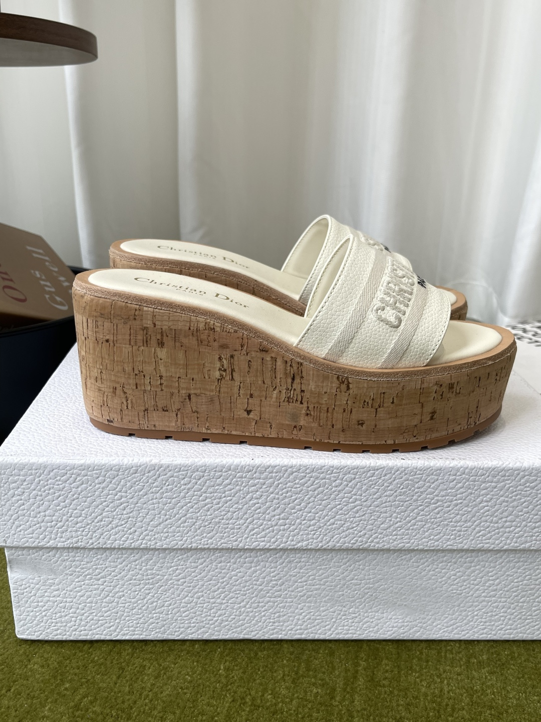 Dior 300 26ss夏季最新款 厚底坡跟拖鞋