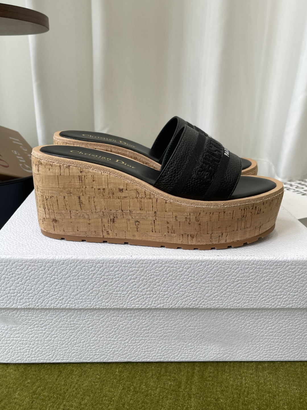 Dior 300 26ss夏季最新款 厚底坡跟拖鞋