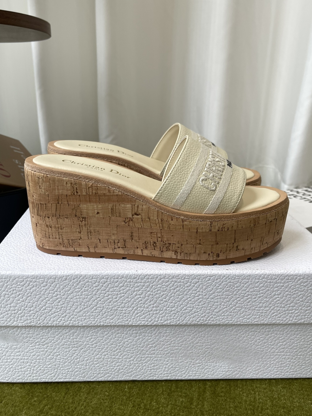 Dior 300 26ss夏季最新款 厚底坡跟拖鞋