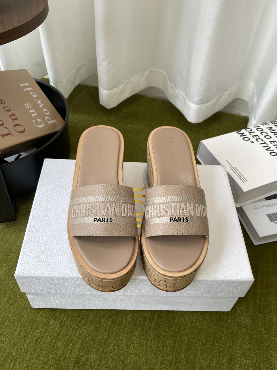 Dior 300 26ss夏季最新款 厚底坡跟拖鞋