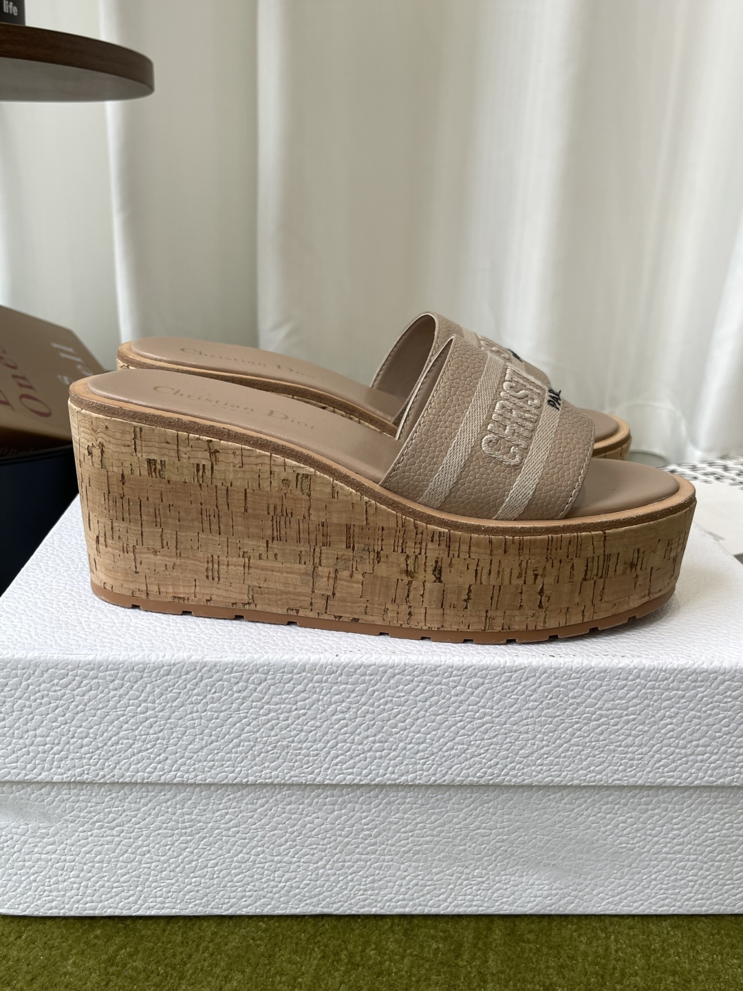 Dior 300 26ss夏季最新款 厚底坡跟拖鞋