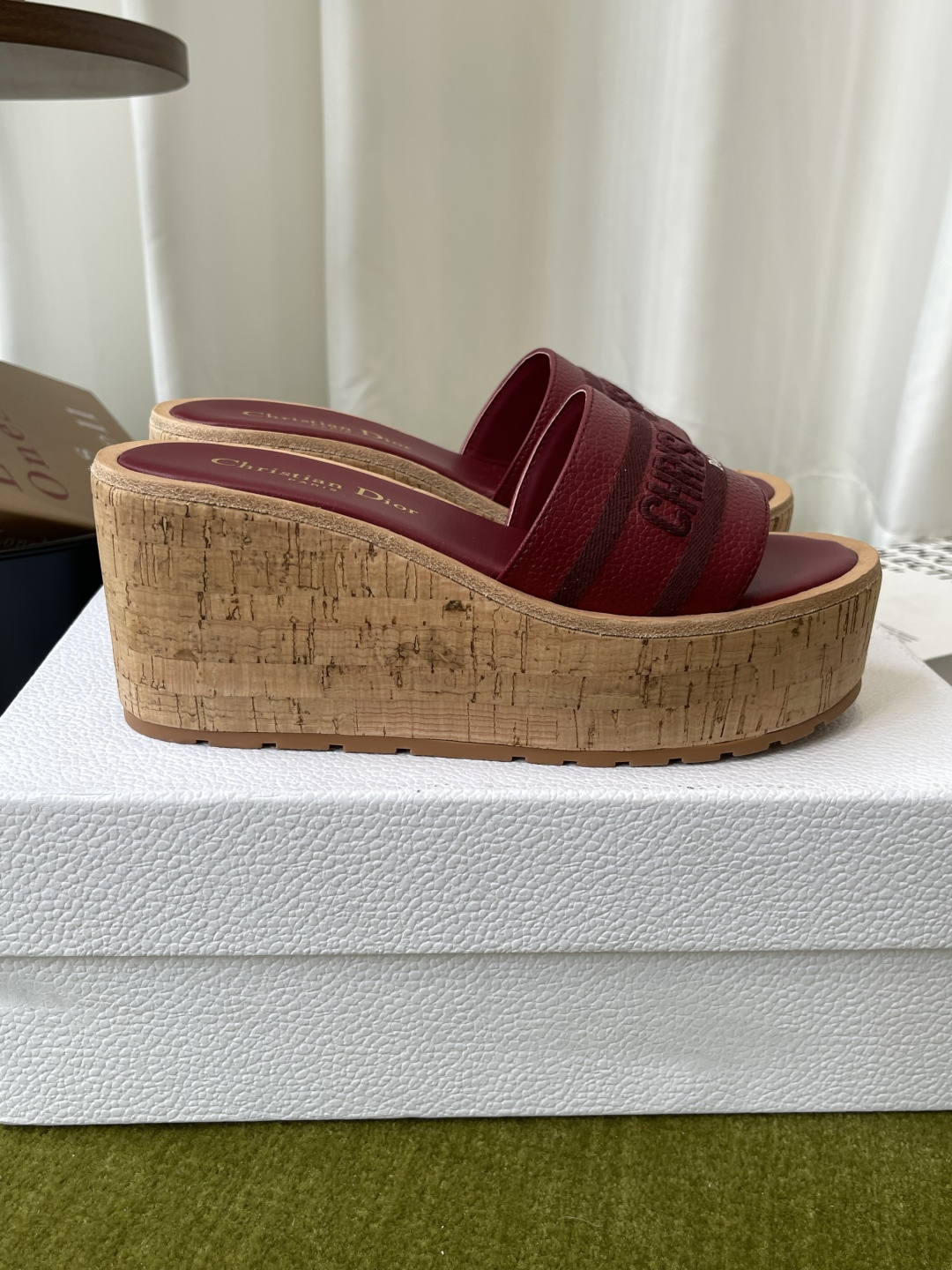 Dior 300 26ss夏季最新款 厚底坡跟拖鞋