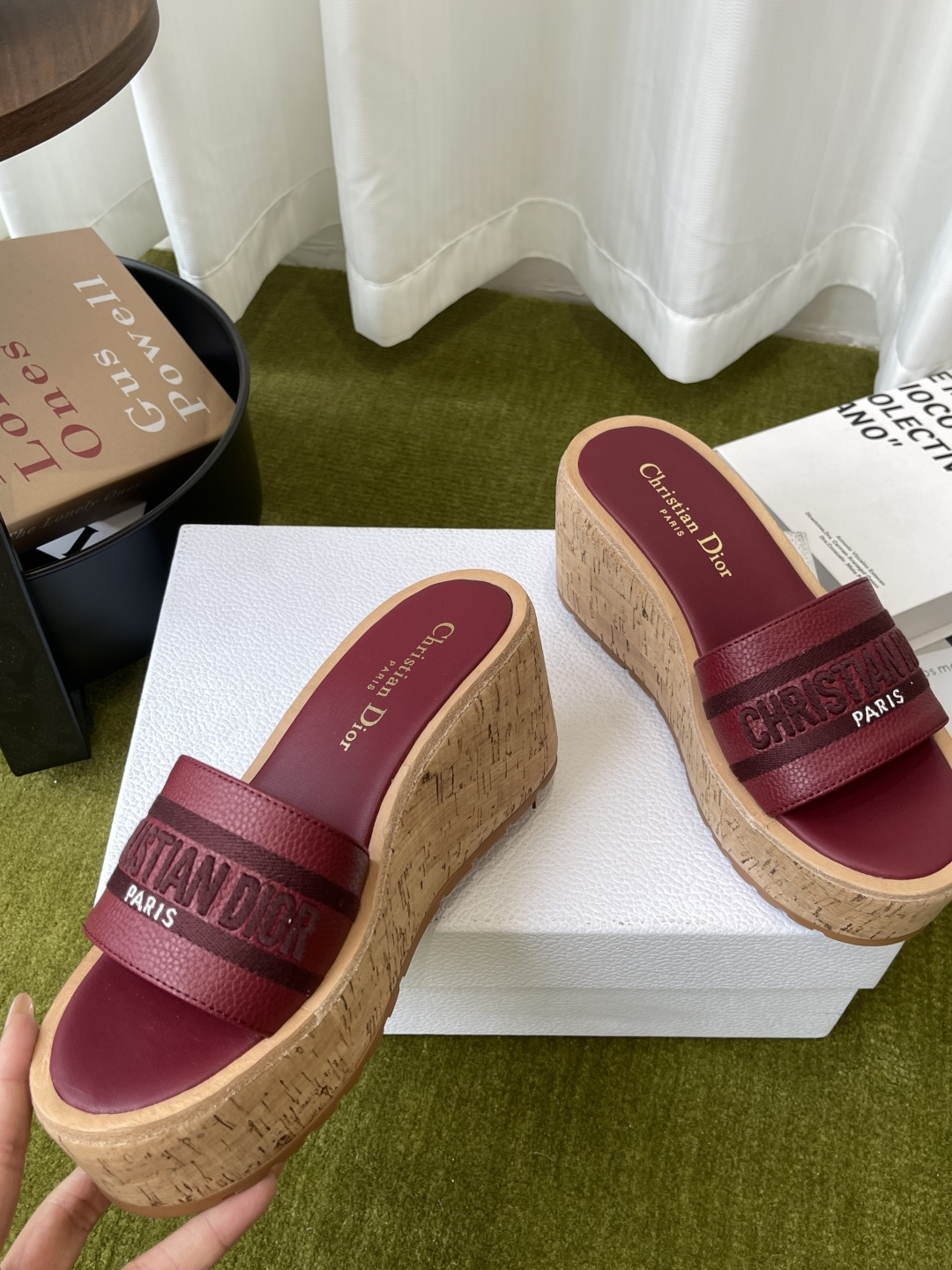 Dior 300 26ss夏季最新款 厚底坡跟拖鞋