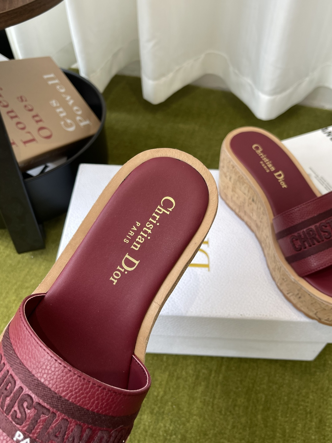 Dior 300 26ss夏季最新款 厚底坡跟拖鞋