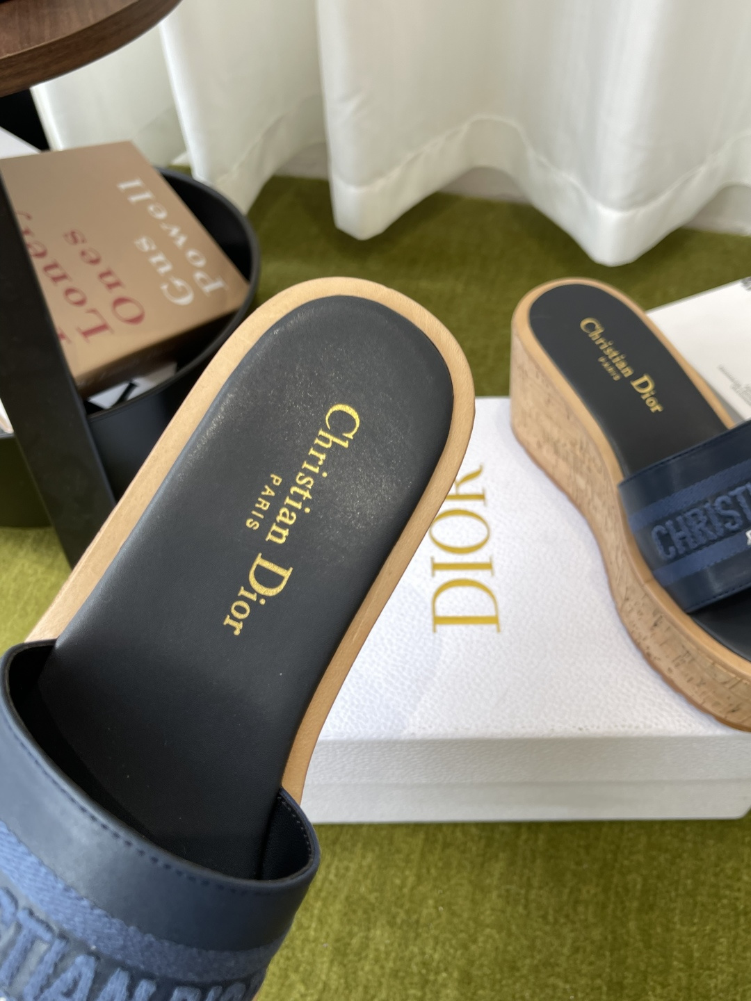 Dior 300 26ss夏季最新款 厚底坡跟拖鞋