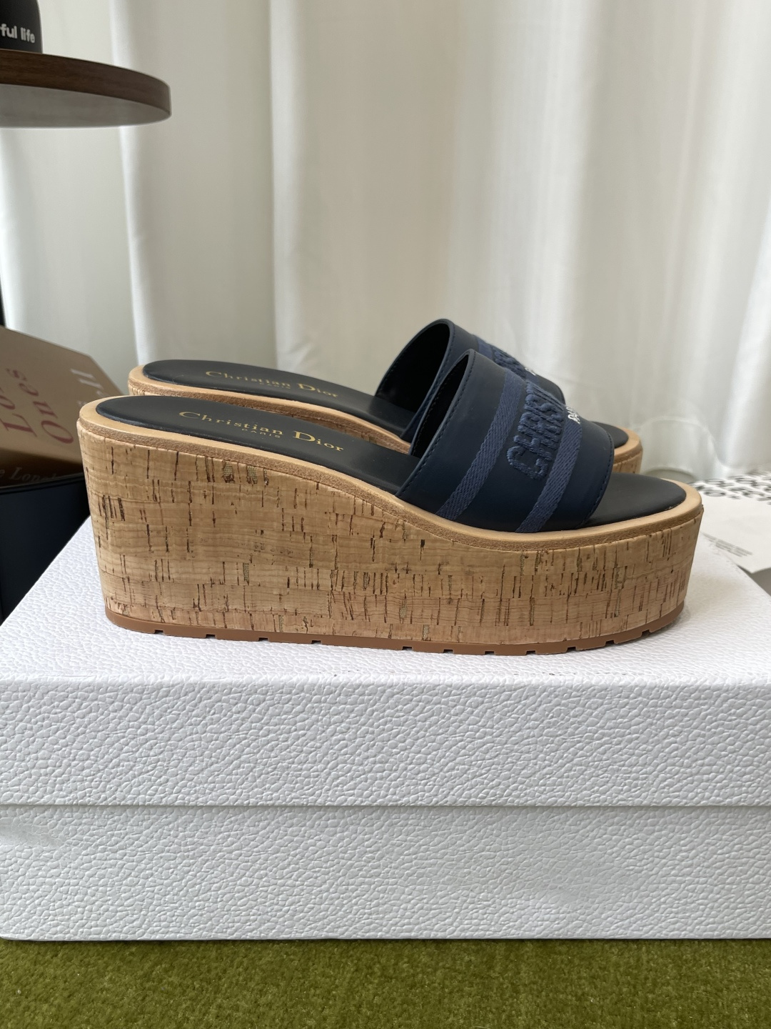 Dior 300 26ss夏季最新款 厚底坡跟拖鞋