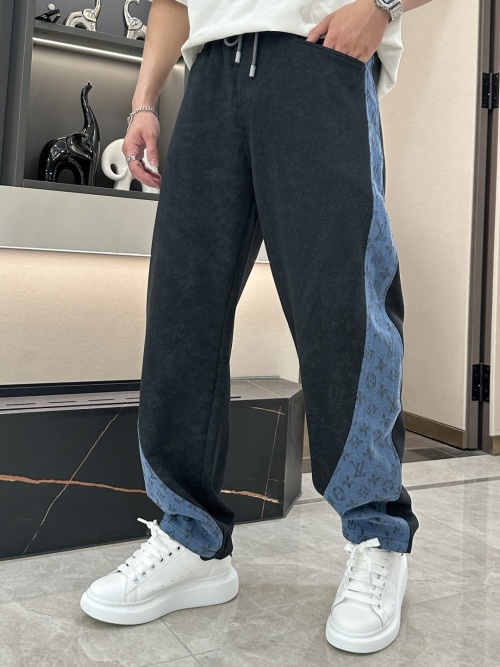 Louis Vuitton Men's Casual Pants - Soft, Stretchy Cotton - Stylish and Comfortable 1 Louis Vuitton Men's Casual Pants - Soft, Stretchy Cotton - Stylish and Comfortable