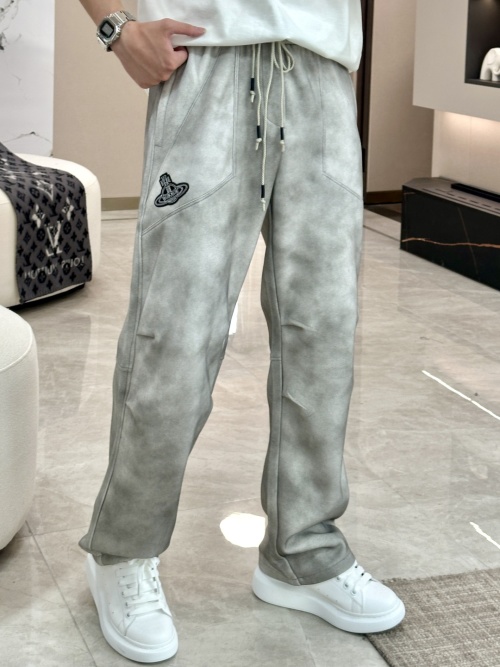 Vivienne Westwood Men's Casual Pants - Elastic Cotton, Comfortable and Stylish 1 Vivienne Westwood Men's Casual Pants - Elastic Cotton, Comfortable and Stylish