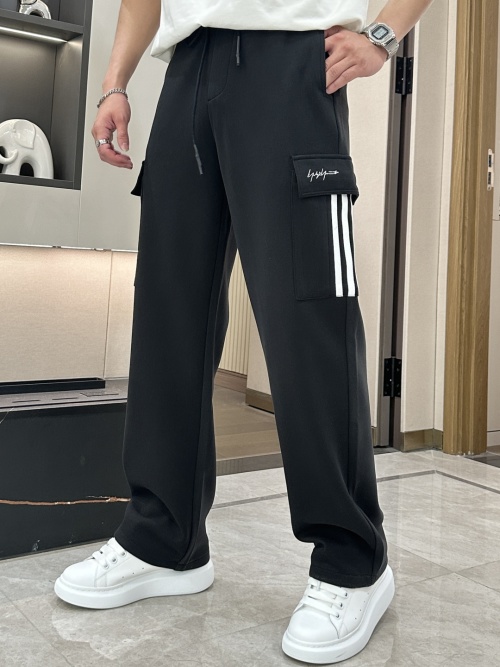 Men's Casual Pants with Elastic Cotton, Minimalist Design, and Comfortable Fit 1 Men's Casual Pants with Elastic Cotton, Minimalist Design, and Comfortable Fit