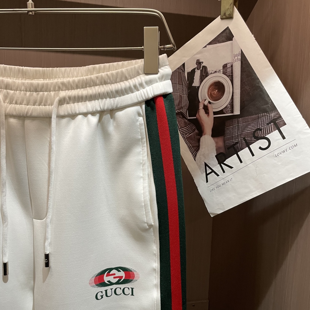 Gucc Men’s Leisure Pants: Super-Simplistic Design, Fine Work, Classic Colors, Various Styles - 图片 6