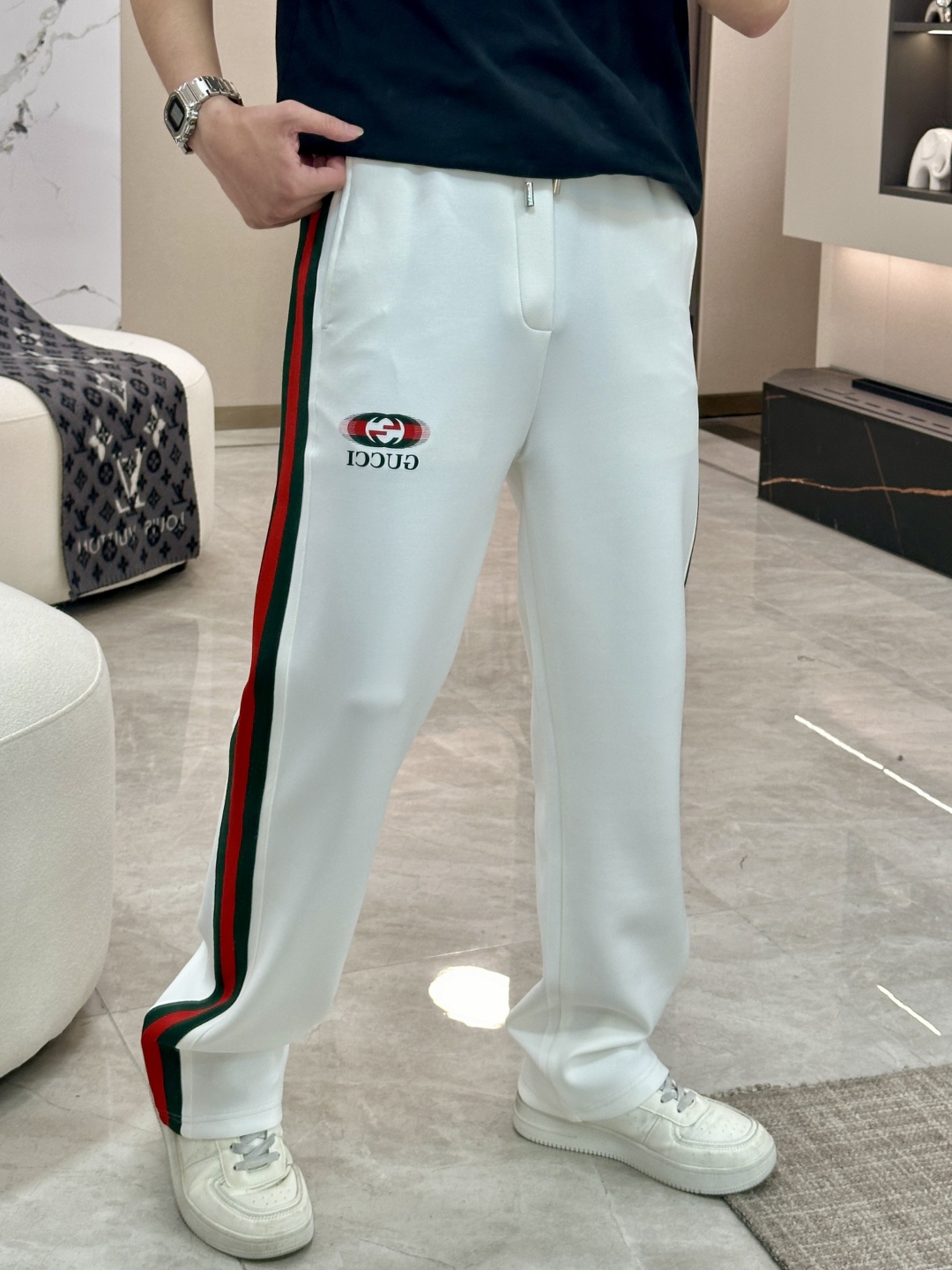 Gucc Men’s Leisure Pants: Super-Simplistic Design, Fine Work, Classic Colors, Various Styles - 图片 4