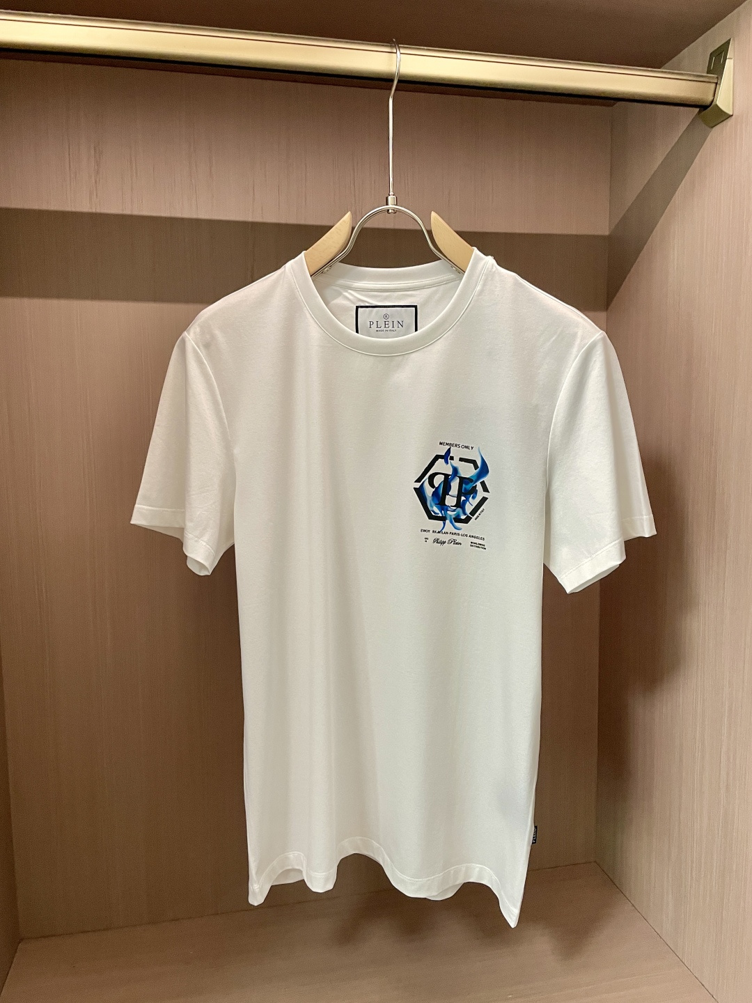 “Philip Plan’s 2025 Flaming Fire Six Point T-shirt: Customized, Classic, Leather Design”