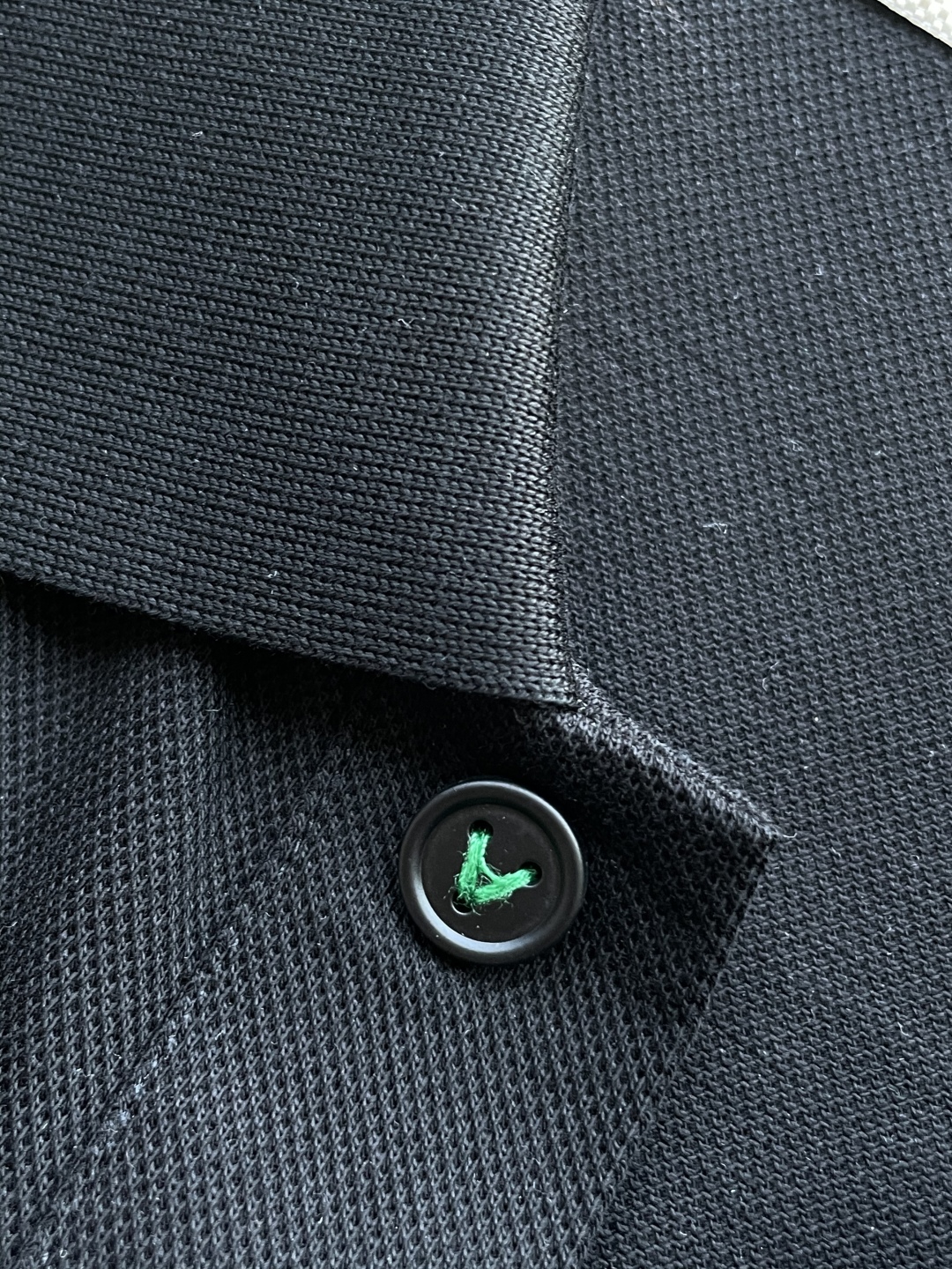 Men’s Polo Shirts: Stylish Green T-Shirts with Silk-Rayed Cotton, Black & White, M-3XL - 图片 4