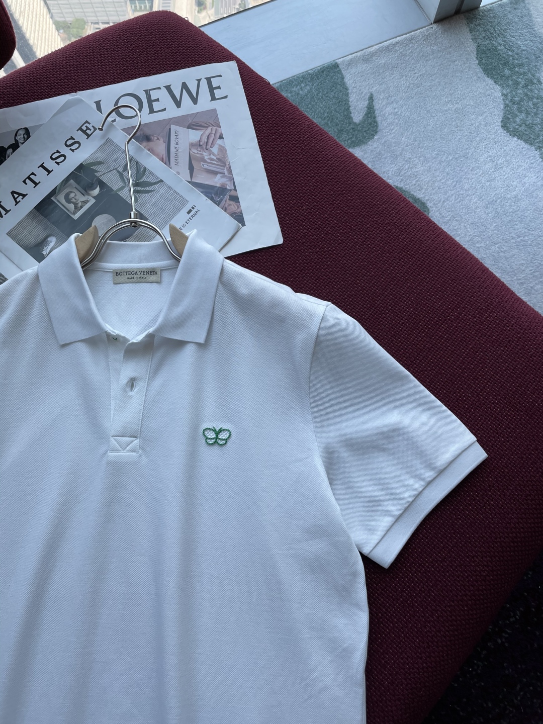 2025 Men’s Polo Shirts with Green Stereo Design and Silk-Cotton Fabric - 图片 2
